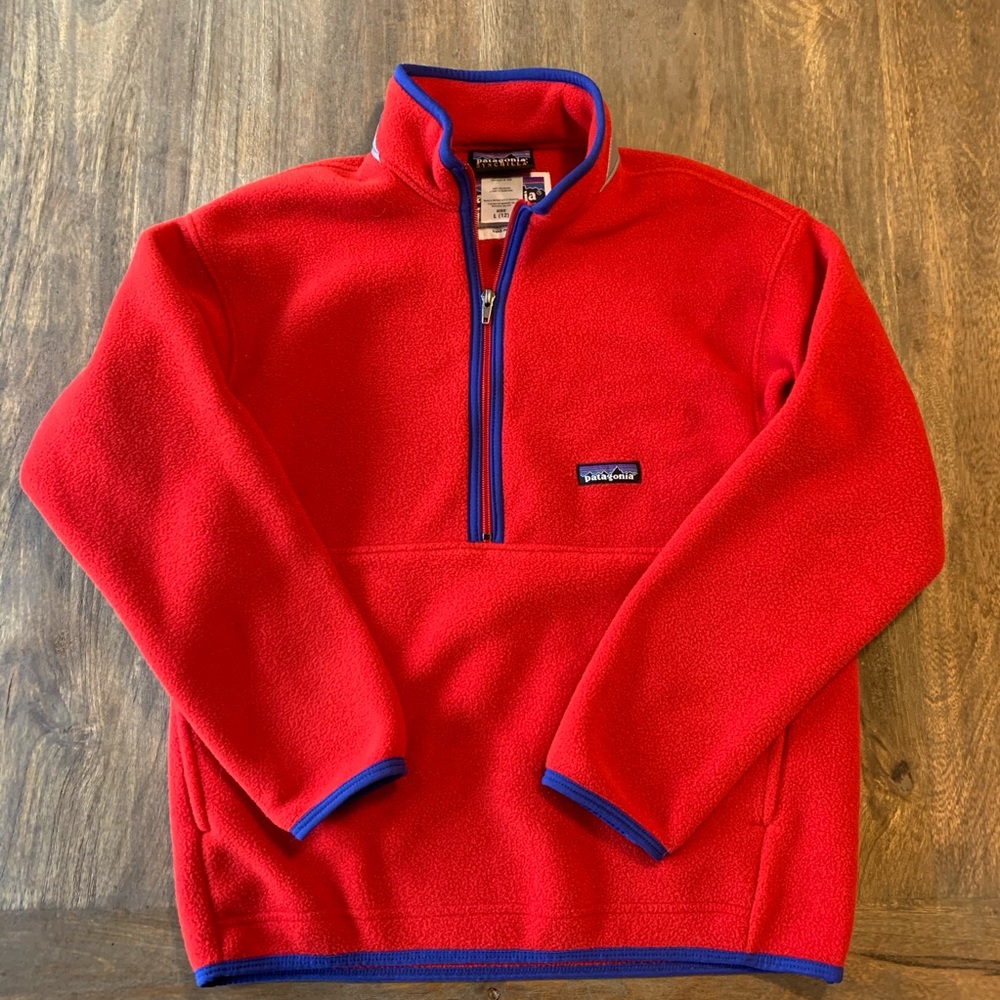 Kids Large Red Patagonia Synchillia